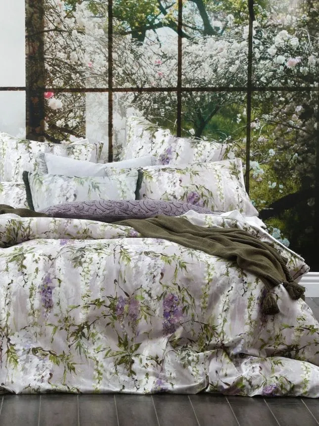 M.M Linen Multi Floribunda Duvet Cover Set