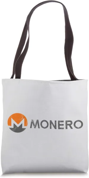 Monero Logo Vintage Style Crypto Anonymous Money Tote Bag