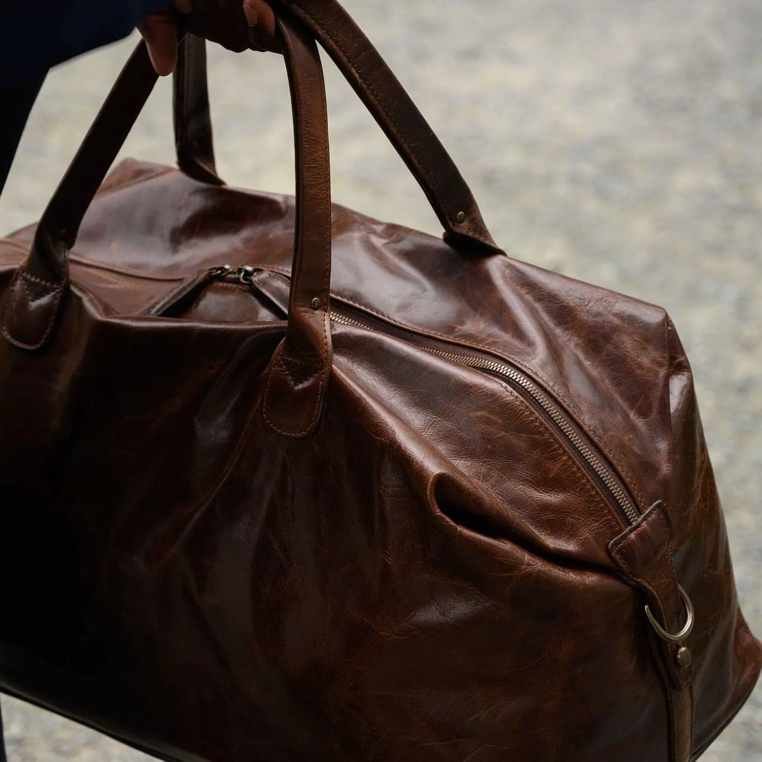 Moore & Giles Benedict Weekend Bag (Brompton Brown)