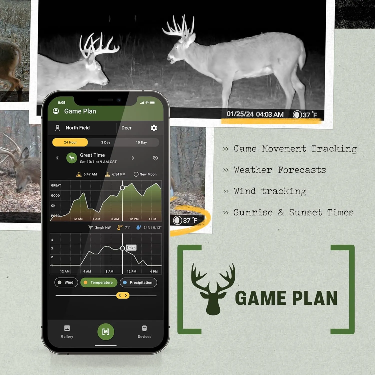 Moultrie Edge 2 Cellular Trail Camera - Auto Connect Nationwide 4G LTE - On Demand 36MP Photo - 1080P Video with HD Audio - 100 Ft Detection Range - Low Glow Flash