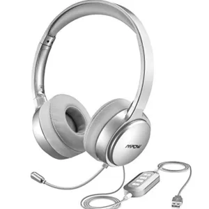Mpow wired multi-purpose headset! Ideal for Dragon speak, Online courses, Skype chat, call center, conference calls, webinar presentations and more.