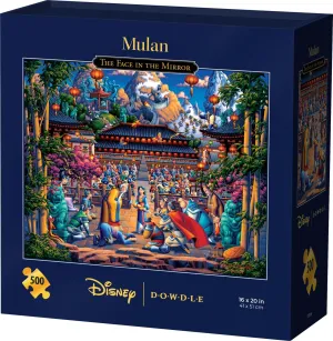 Mulan The Face in The Mirror - Disney Dowdle 500 Piece Jigsaw Puzzle for Adults, Made in USA