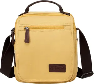 mygreen Small Canvas Crossbody Shoulder Bag Messenger Bag Work Bag