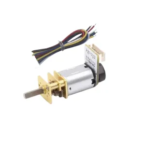 N20 Mini DC Gear with Motor Encoder JGA12-N20 3V/6V/12V High Torque Metal Gearbox Reducer RC Cars Robotics DIY Tools Low Noise(750R_6V)