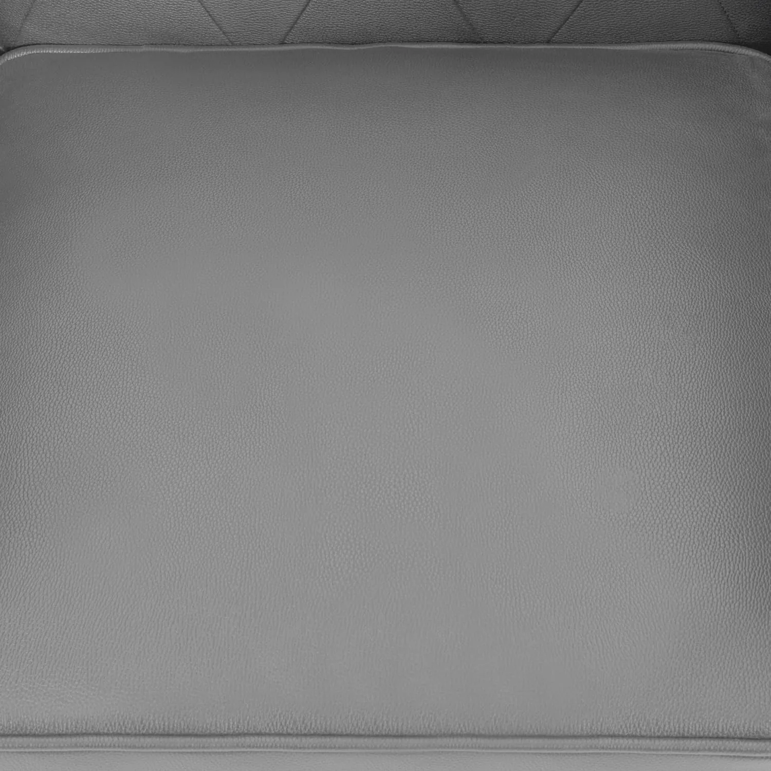 Naomi Home Chesterfield Accent Chair and Loveseat Set, Stylish Tufted Leather Couch and Chair for Living Room or Bedroom Furniture, Modern Design Gray/PU/Sofa