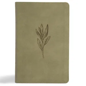 NASB Large Print Personal Size Reference Bible, Sage SuedeSoft LeatherTouch, Red Letter, Presentation Page, Sewn Binding, Cross-References, Full-Color Maps, Easy-to-Read Bible Karmina Type Imitation Leather – September 1, 2024