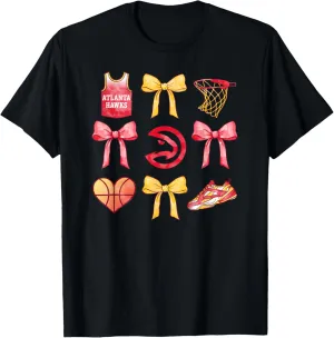 NBA Atlanta Hawks Bow Grid T-Shirt