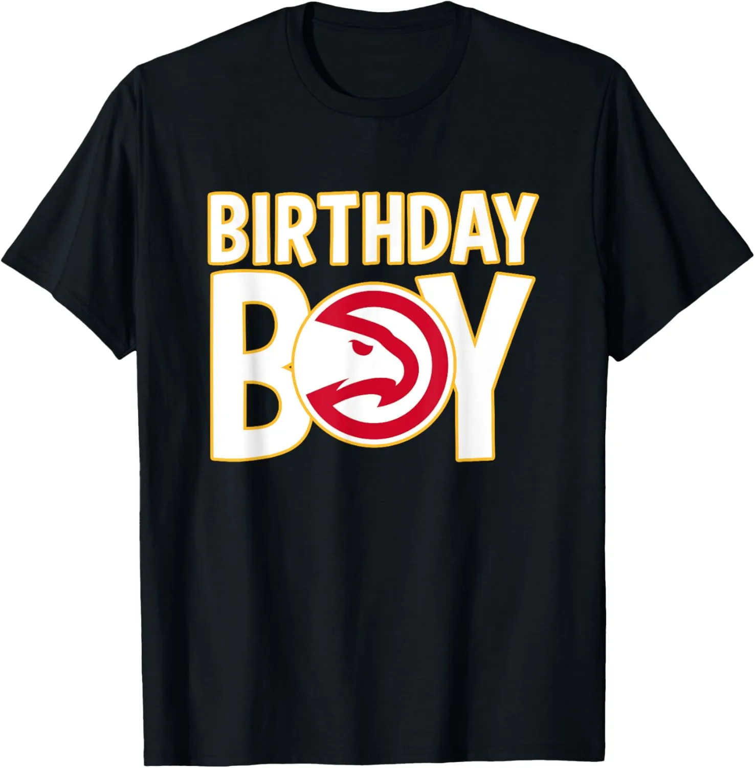 NBA Birthday Boy Atlanta Hawks Retro Logo T-Shirt