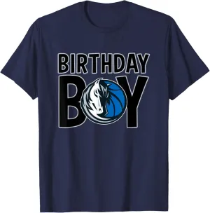 NBA Birthday Boy Dallas Mavericks Logo T-Shirt