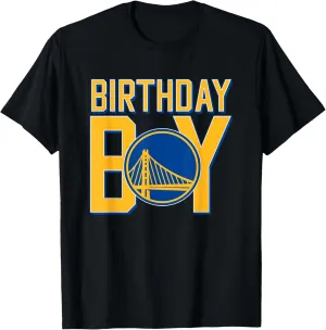 NBA Birthday Boy Golden State Warriors Logo T-Shirt