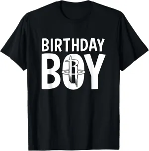 NBA Birthday Boy Houston Rockets Retro Logo T-Shirt