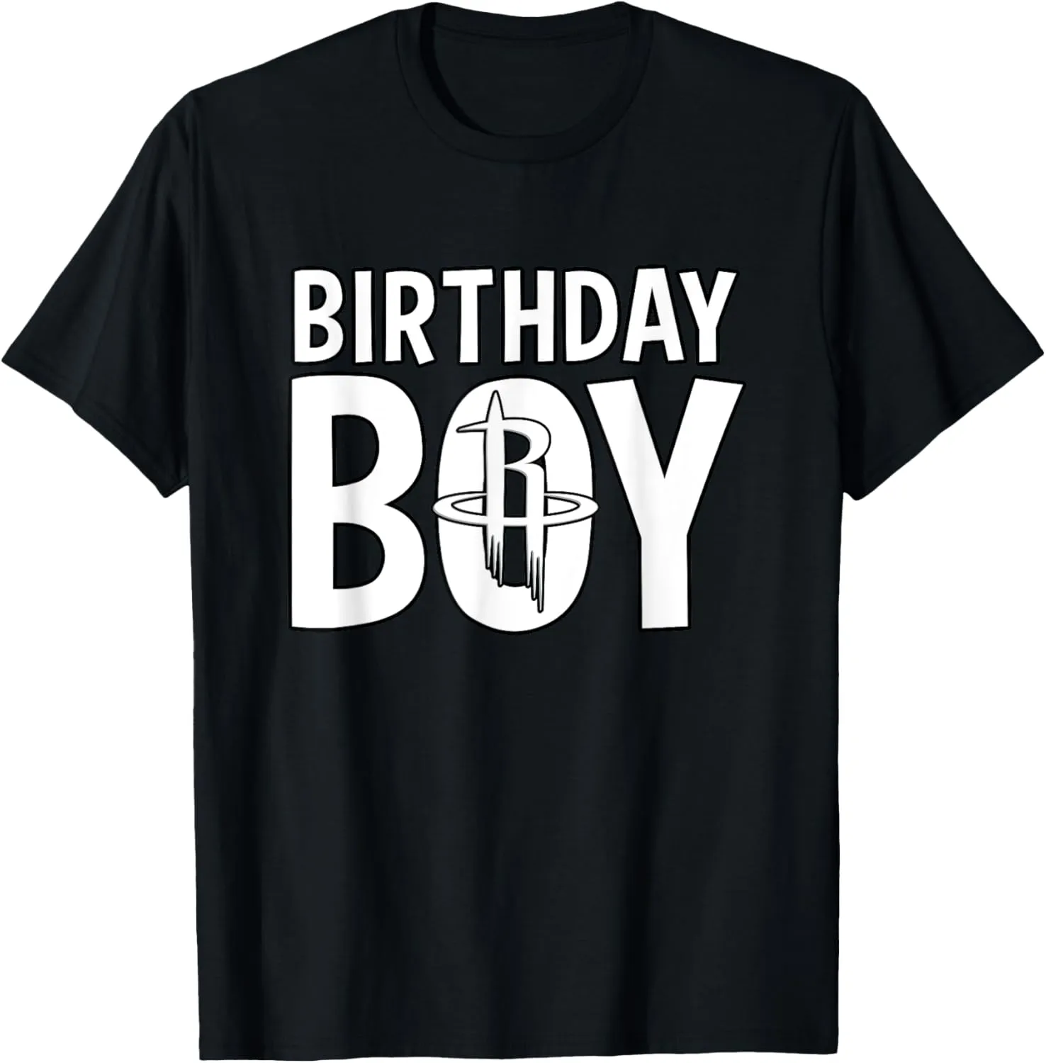 NBA Birthday Boy Houston Rockets Retro Logo T-Shirt