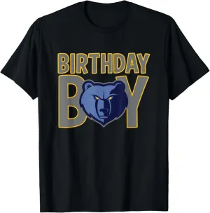NBA Birthday Boy Memphis Grizzlies Retro Logo T-Shirt