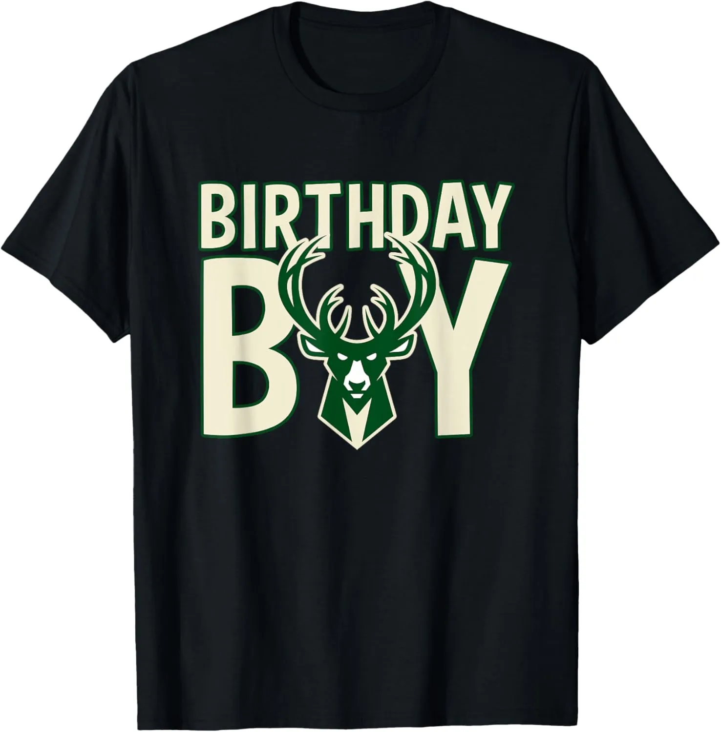 NBA Birthday Boy Milwaukee Bucks Retro Logo T-Shirt