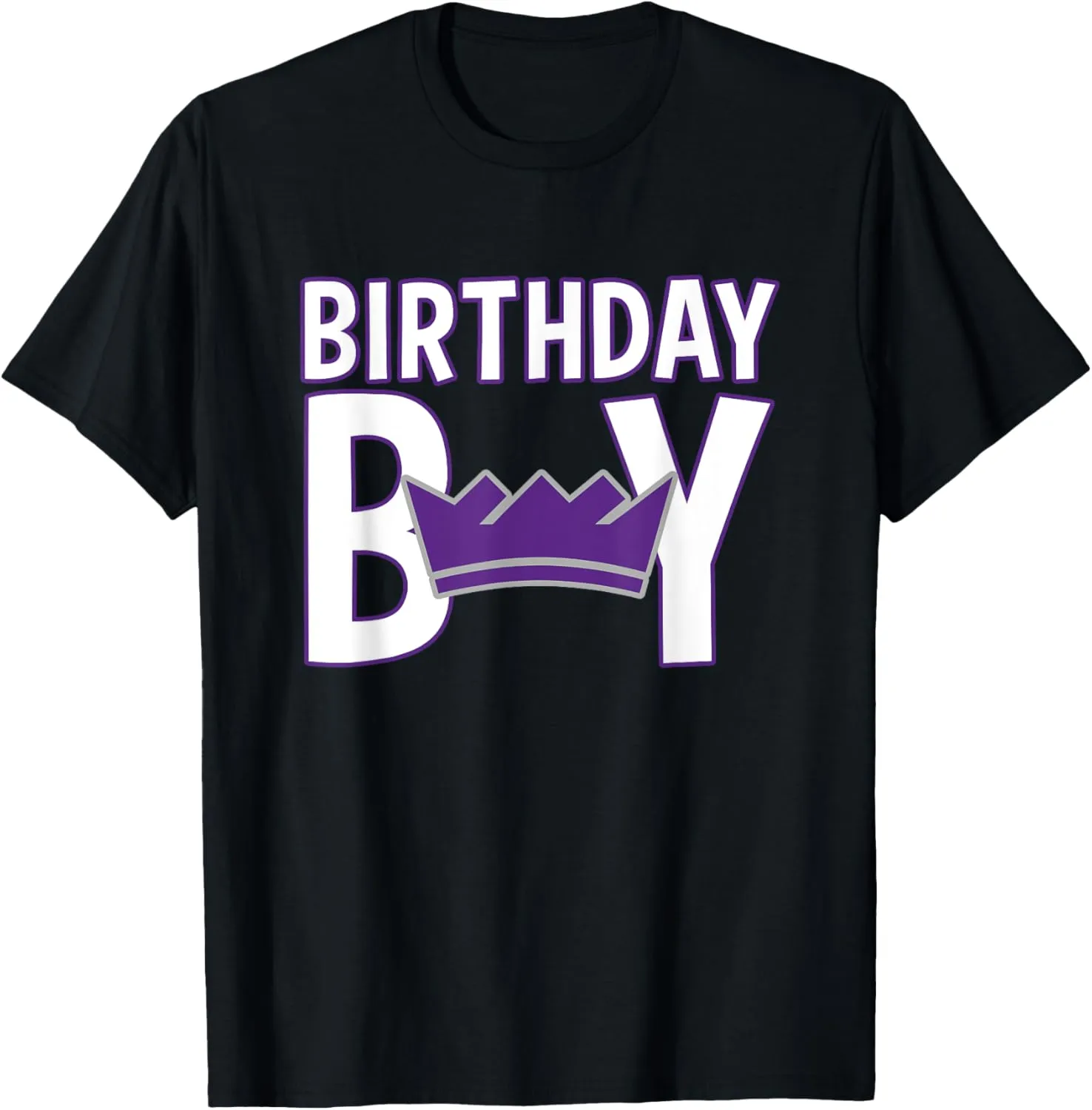NBA Birthday Boy Sacramento Kings Retro Logo T-Shirt