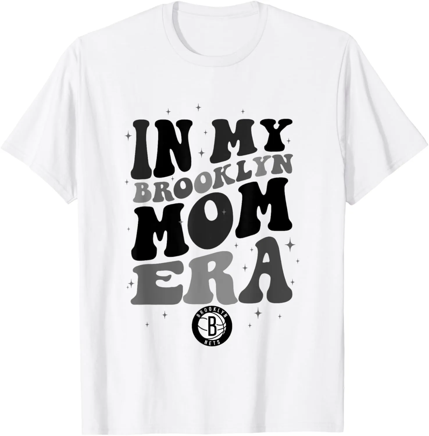 NBA Brooklyn Nets In My Brooklyn Mom Era Logo T-Shirt