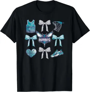 NBA Charlotte Hornets Bow Grid T-Shirt