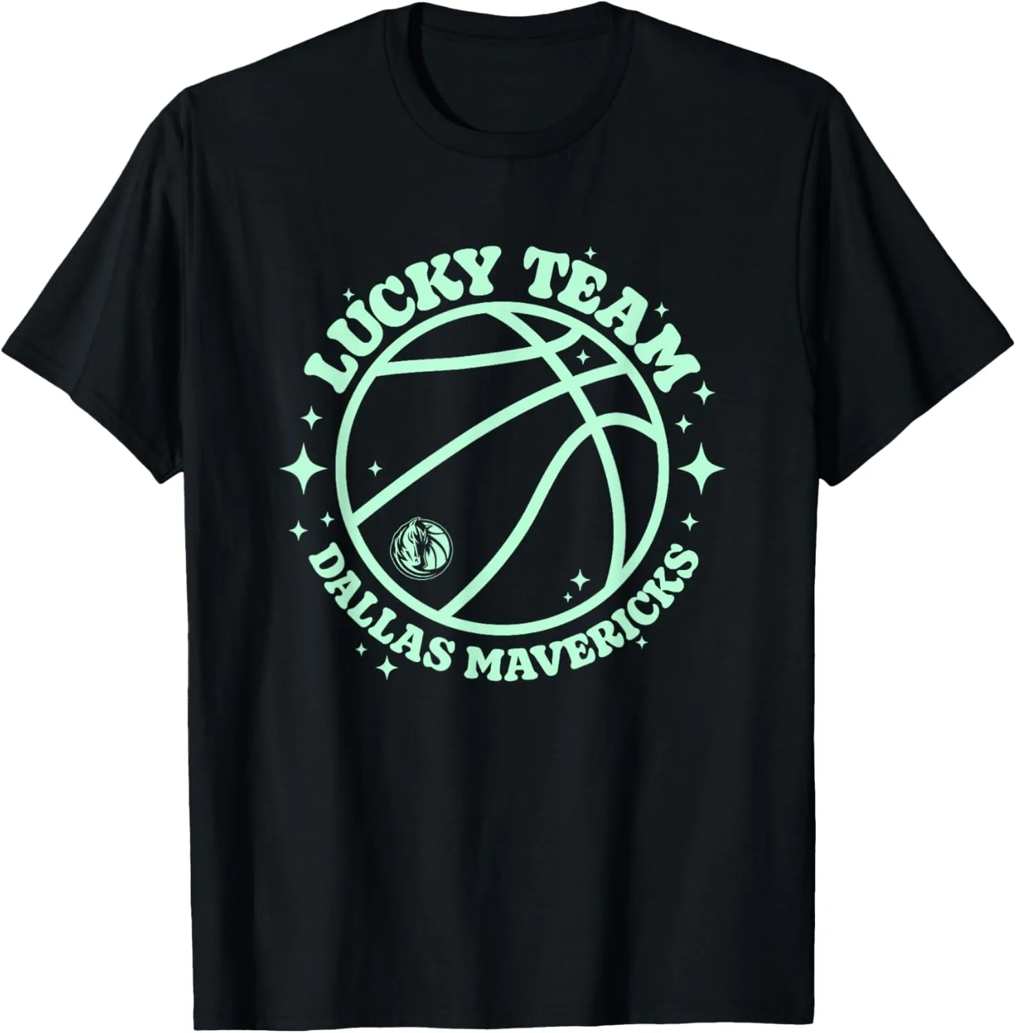 NBA Dallas Mavericks Lucky Basketball Team T-Shirt