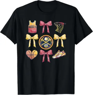 NBA Denver Nuggets Bow Grid T-Shirt