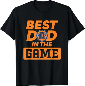 NBA Father's Day Best Dad In The Game Knicks Logo T-Shirt