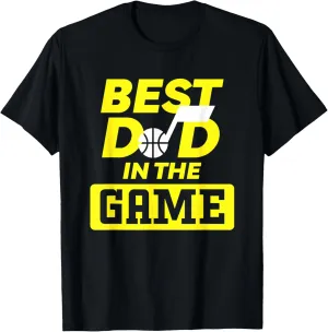 NBA Father's Day Best Dad In The Game Utah Jazz Logo T-Shirt