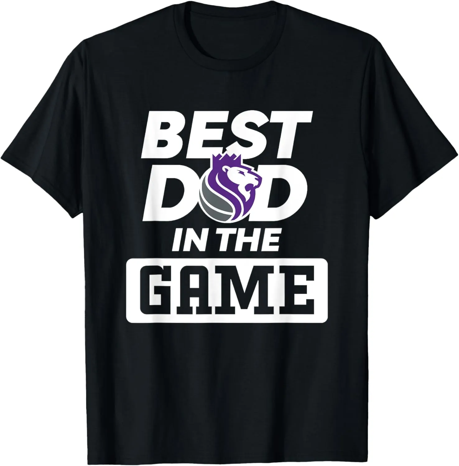 NBA Father's Day Best Dad Retro Sacramento Kings Logo T-Shirt