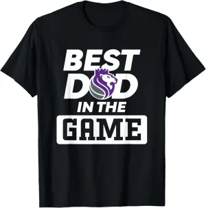 NBA Father's Day Best Dad Retro Sacramento Kings Logo T-Shirt