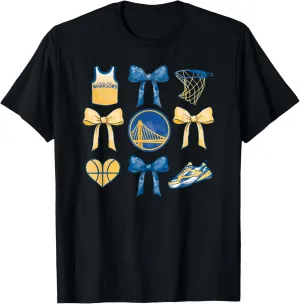 NBA Golden State Warriors Bow Grid T-Shirt