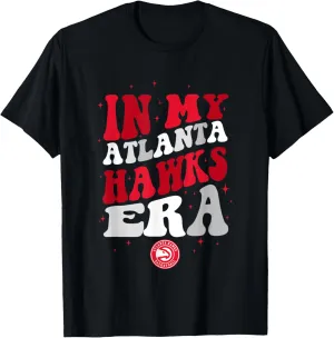 NBA In My Atlanta Hawks Era Retro Wave Logo T-Shirt