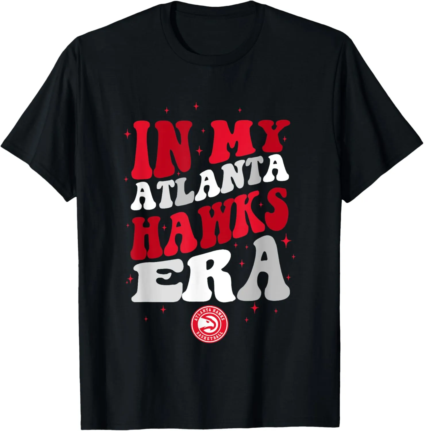 NBA In My Atlanta Hawks Era Retro Wave Logo T-Shirt