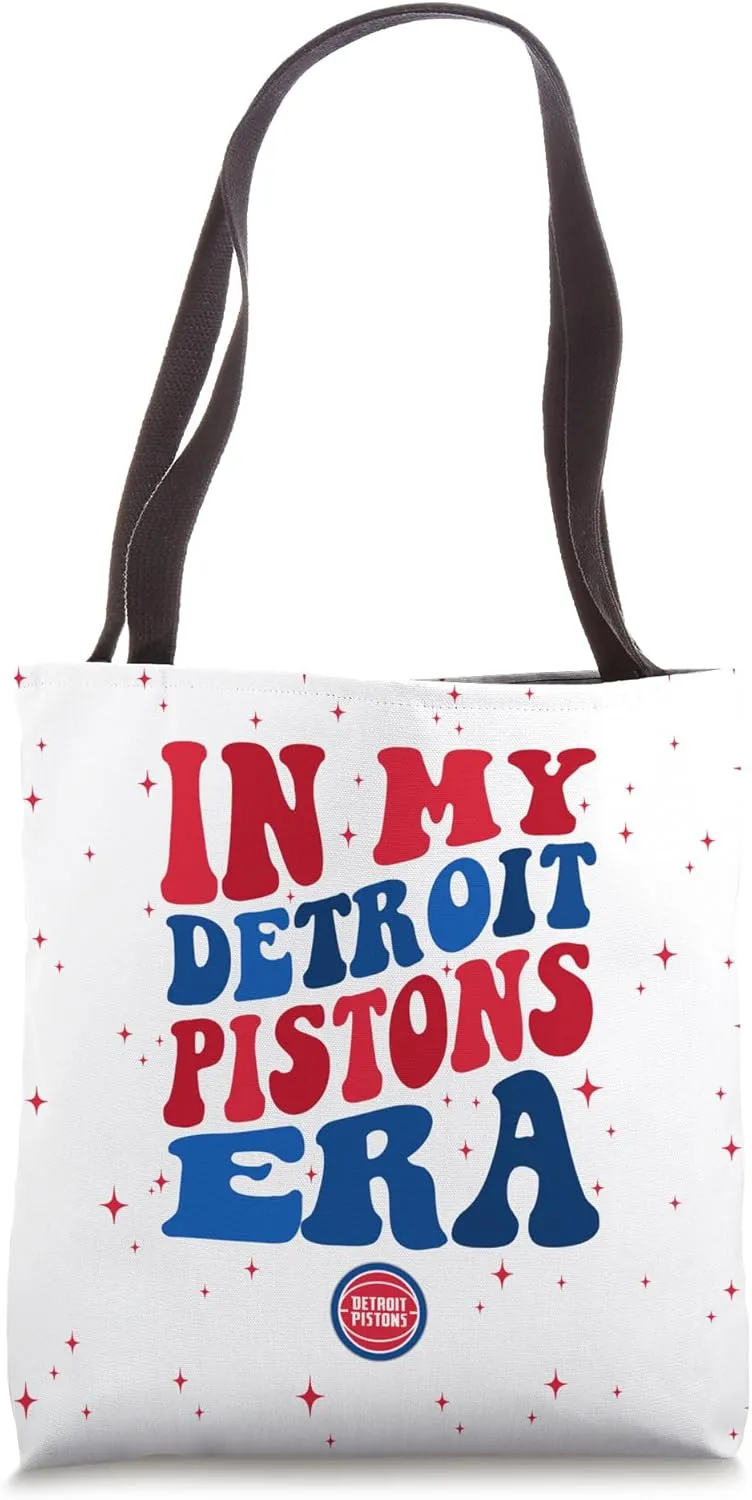 NBA In My Detroit Pistons Era Vintage Wave Tote Bag