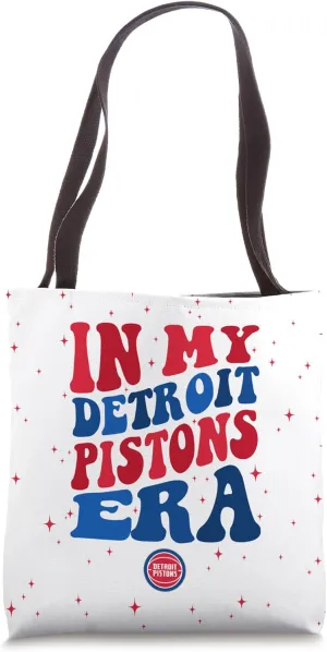 NBA In My Detroit Pistons Era Vintage Wave Tote Bag