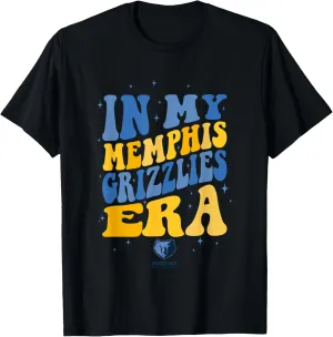 NBA In My Memphis Grizzlies Era Retro Wave Logo T-Shirt