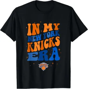 NBA In My New York Knicks Era Retro Wave Logo T-Shirt