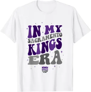 NBA In My Sacramento Kings Era Retro Wave Logo T-Shirt