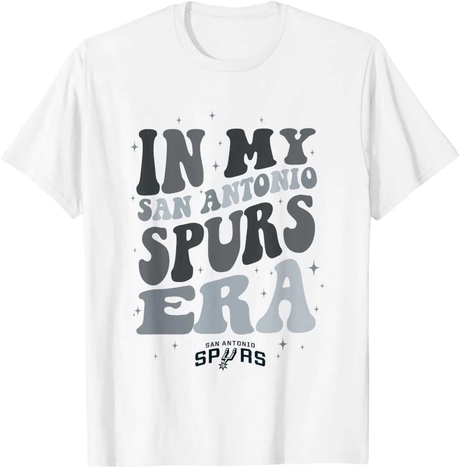 NBA In My San Antonio Spurs Era Retro Wave Logo T-Shirt