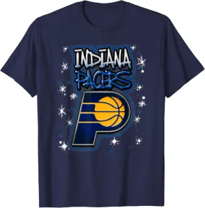 NBA Indiana Pacers Airbrush Logo T-Shirt