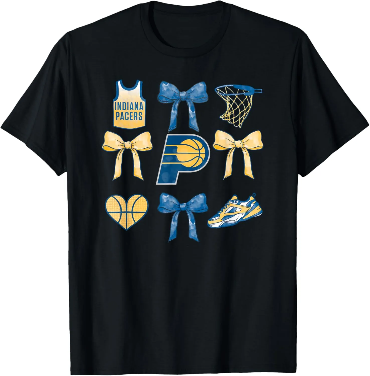 NBA Indiana Pacers Bow Grid T-Shirt