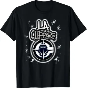 NBA Los Angeles Clippers Airbrush Logo T-Shirt