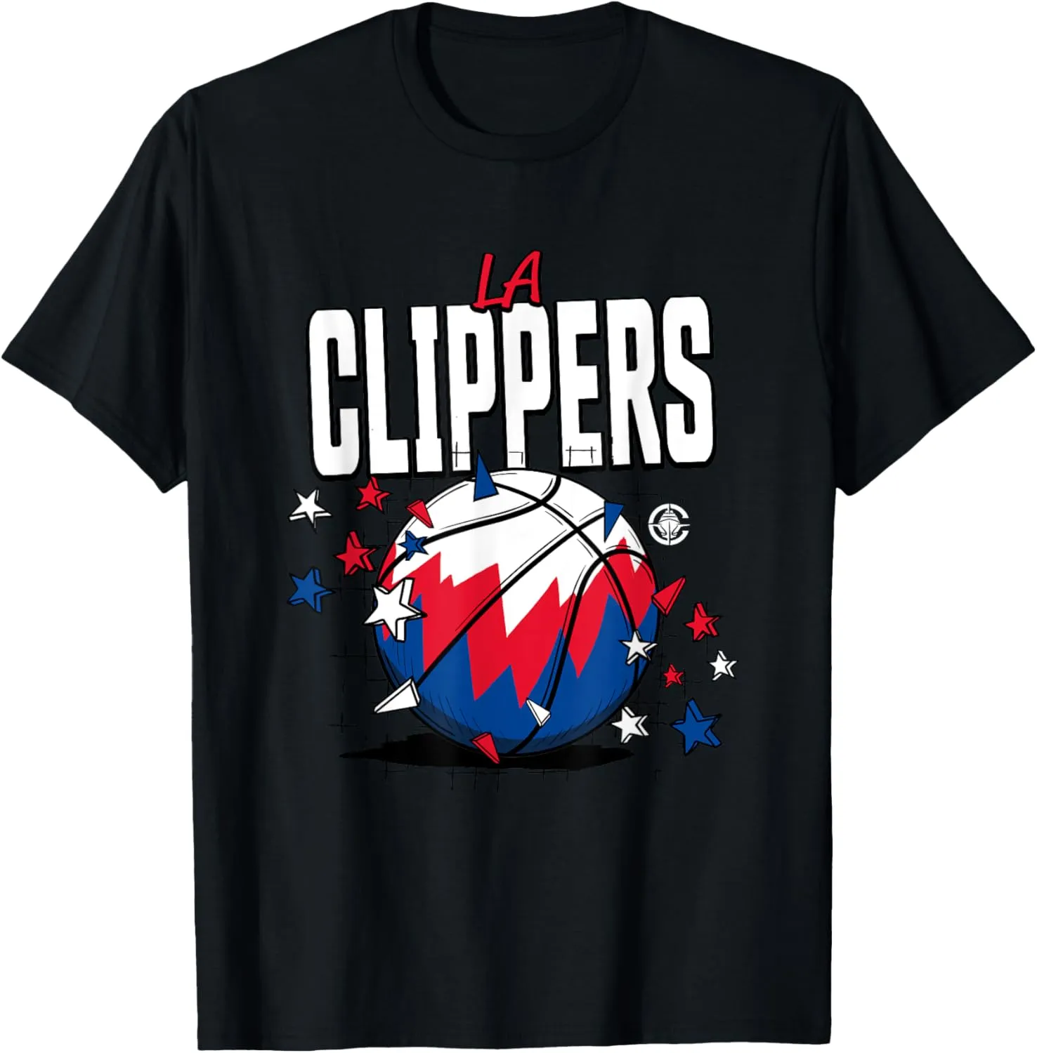 NBA Los Angeles Clippers Doodle Basketball Stars T-Shirt