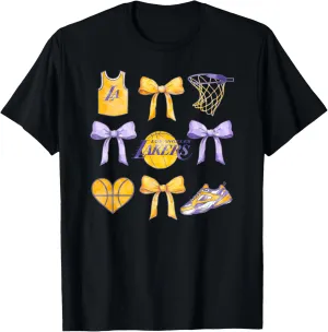 NBA Los Angeles Lakers Bow Grid T-Shirt