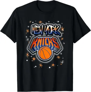 NBA New York Knicks Airbrush Logo T-Shirt