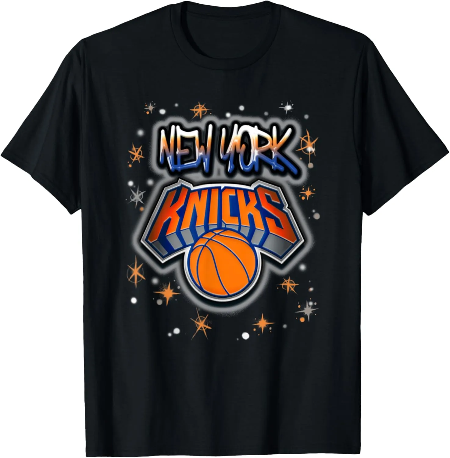 NBA New York Knicks Airbrush Logo T-Shirt