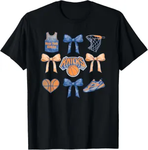 NBA New York Knicks Bow Grid T-Shirt