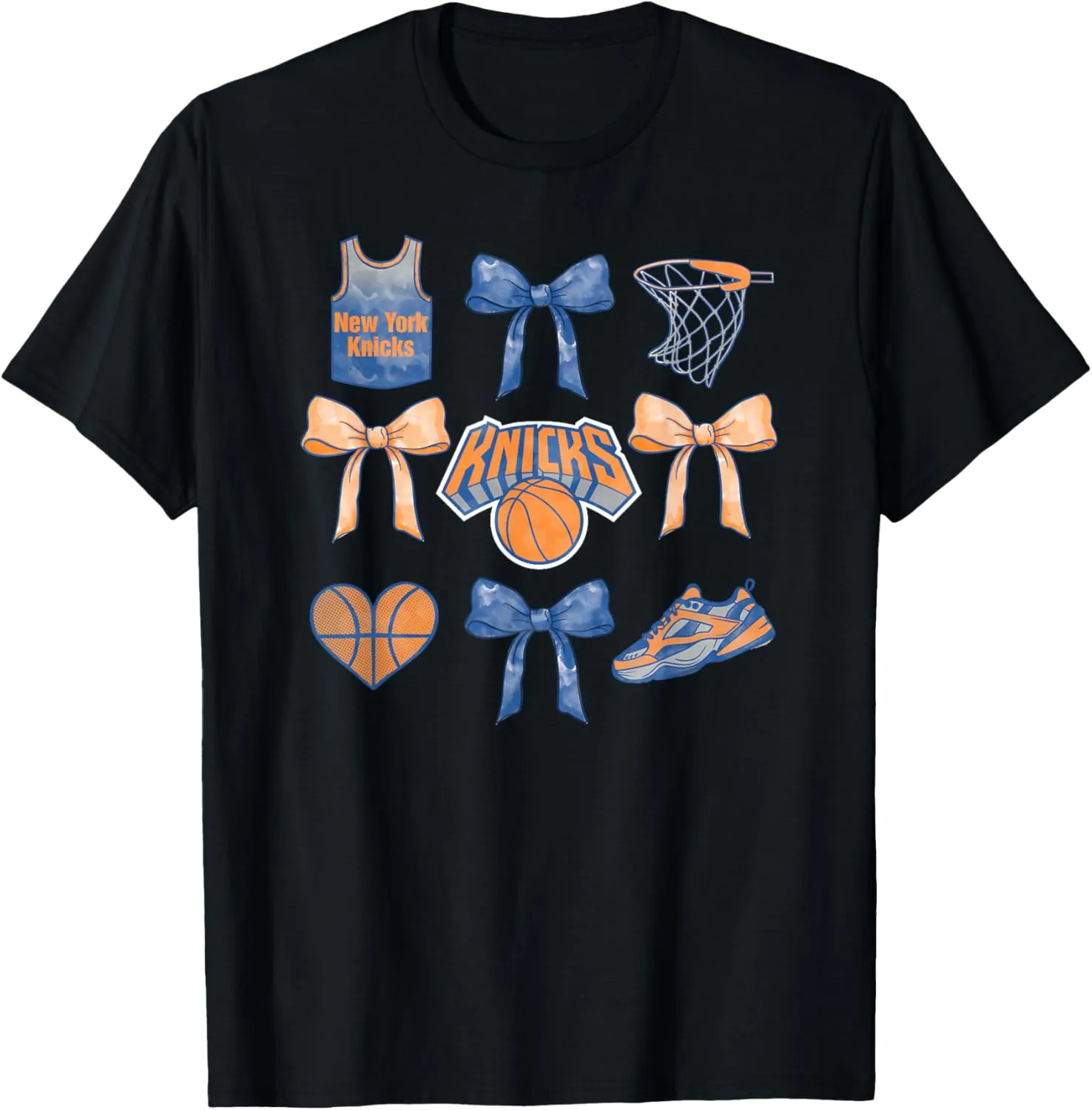 NBA New York Knicks Bow Grid T-Shirt