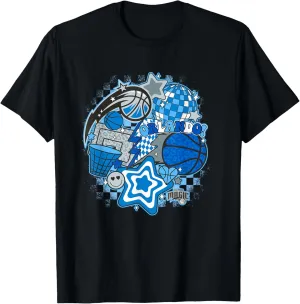 NBA Orlando Magic Psychedelic Basketball Collage T-Shirt