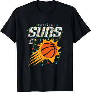 NBA Phoenix Suns Christmas Lights Holiday T-Shirt