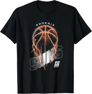 NBA Phoenix Suns Lightning Bolt Basketball Logo T-Shirt