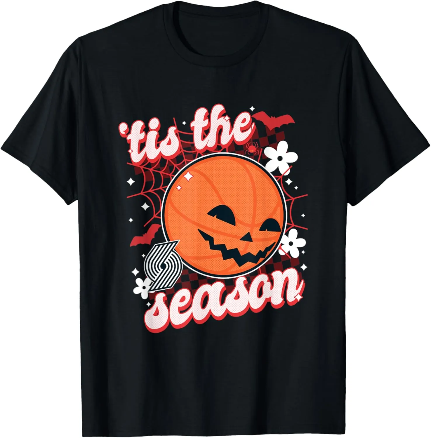 NBA Portland Trail Blazers Halloween Spooky Season T-Shirt