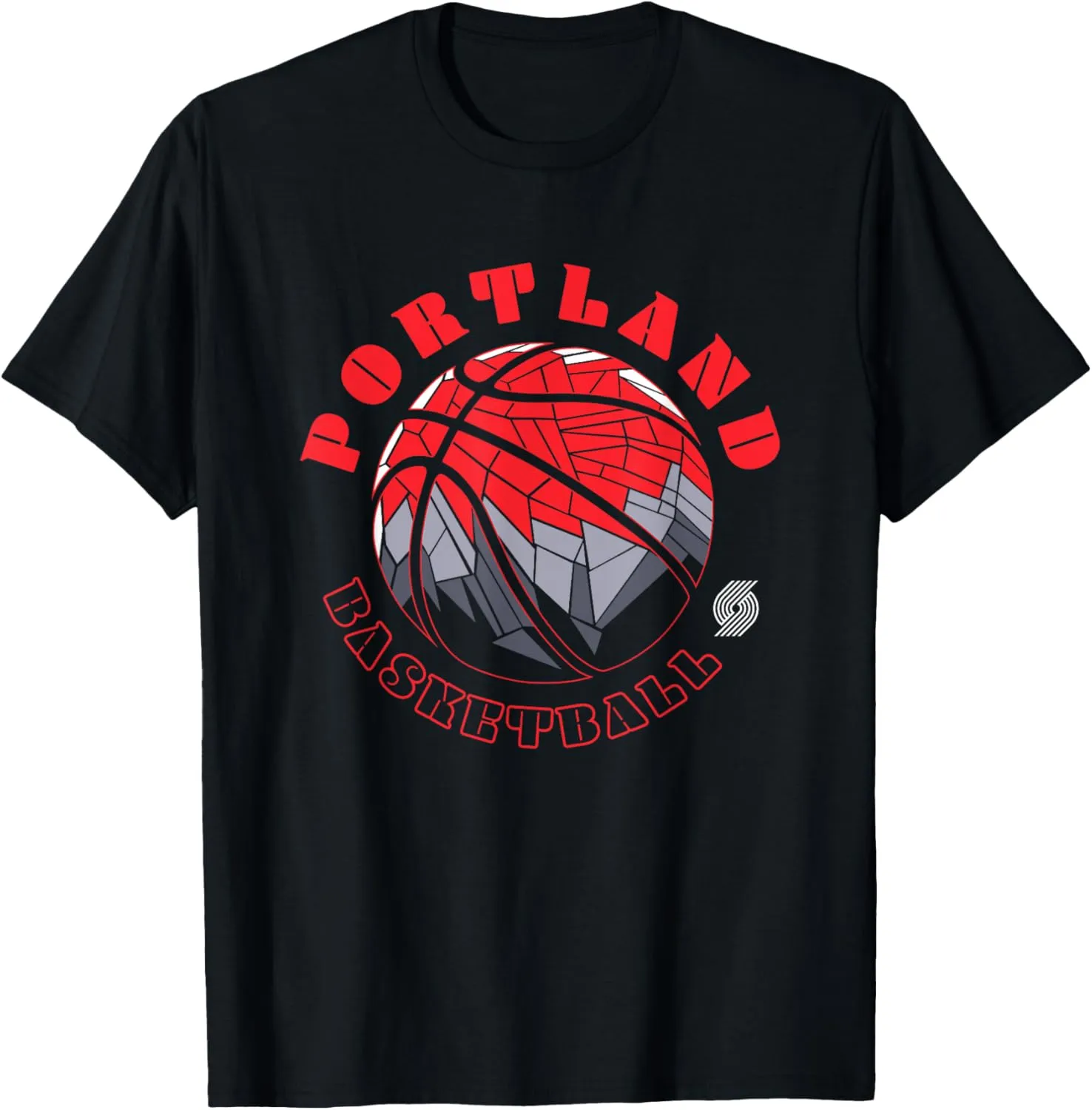 NBA Portland Trail Blazers Neon Prism Basketball T-Shirt